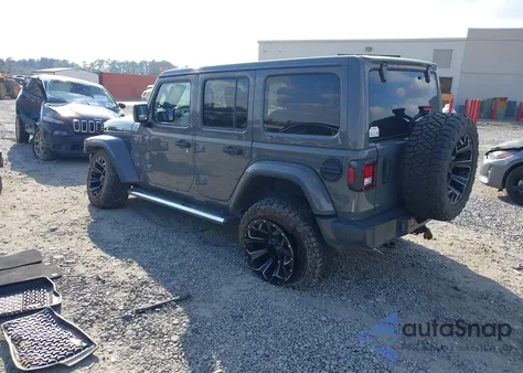2020 Jeep Wrangler Unlimited Sahara 4X4 z USA, uszkodzony, nr VIN 1C4HJXEG3LW350853
